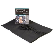 Hammock Style Backseat Cover For Dogs 56" x 54" Black