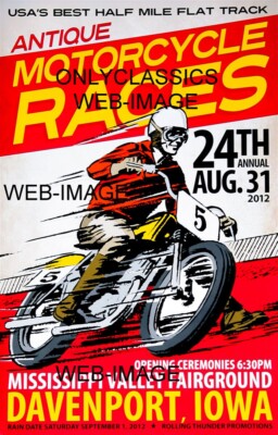 Ama Racing Posters VINTAGE AMA MOTORCYCLE RACING 12X18 POSTER GREAT ART GRAPHICS DAREDEVIL ...