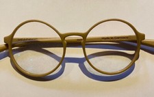 HEADRIX retro Brille Sun hellbeige rund Retro leicht  Neu