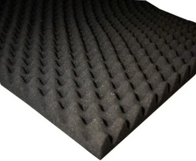 STICKERSLAB Pannello Spugna Fonoassorbente Insonorizzante Adesivo Bugnato piramidale 50x100