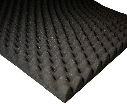 STICKERSLAB Pannello Spugna Fonoassorbente Insonorizzante Adesivo Bugnato piramidale 50x100