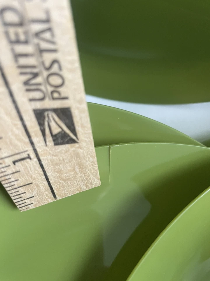 Juego de picnic retro vintage verde aguacate 46 piezas. Ver descripción de placas. Foto 3 de 4