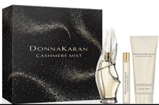 Donna Karan Cashmere Mist 3 PC Pristine Gift Set NIB