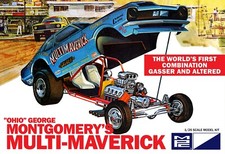 MPC NEW Model Kit George Montgomery's Multi Maverick Funny Car 1:25 Scale 1005