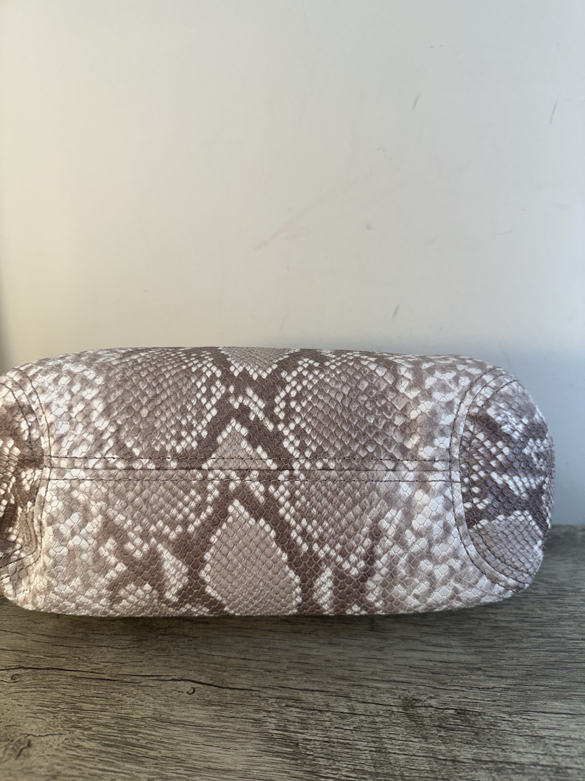 MICHAEL KORS Leather Python Snake Print Shoulder … - image 6