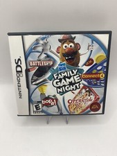 Hasbro Family Game Night Nintendo DS, 2009 Case, Manual, Inserts Only No Game