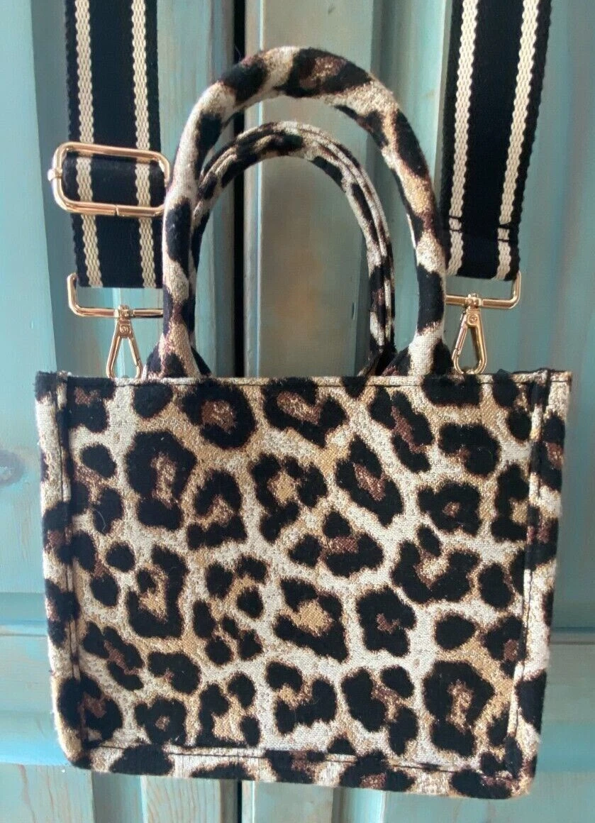 Black and white cheap leopard print bag