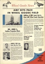 1954 PAPER AD 4 PG ARTICLE AMF BMC Tractor Blue Streak Roadster Trike Bike Sky 
