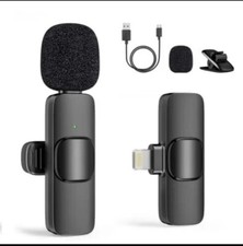 NICHOM Wireless Lavalier Microphone for iPhone/iPad Mini Clip-on Microphone W...