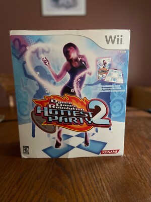 Wii Dance Dance Revolution - Hottest Party 2 combo pack with game and dance mat