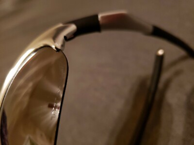 Oakley Half Jacket 1.0 Aluminum w/ Titanium Iridium and Ice Lenses
