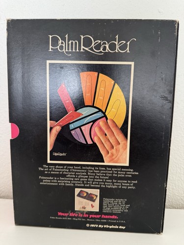 Vintage 1972 Virginia Coy Mag-Nif Palm Reader Game of Hand Analysis Rare** - Picture 5 of 5