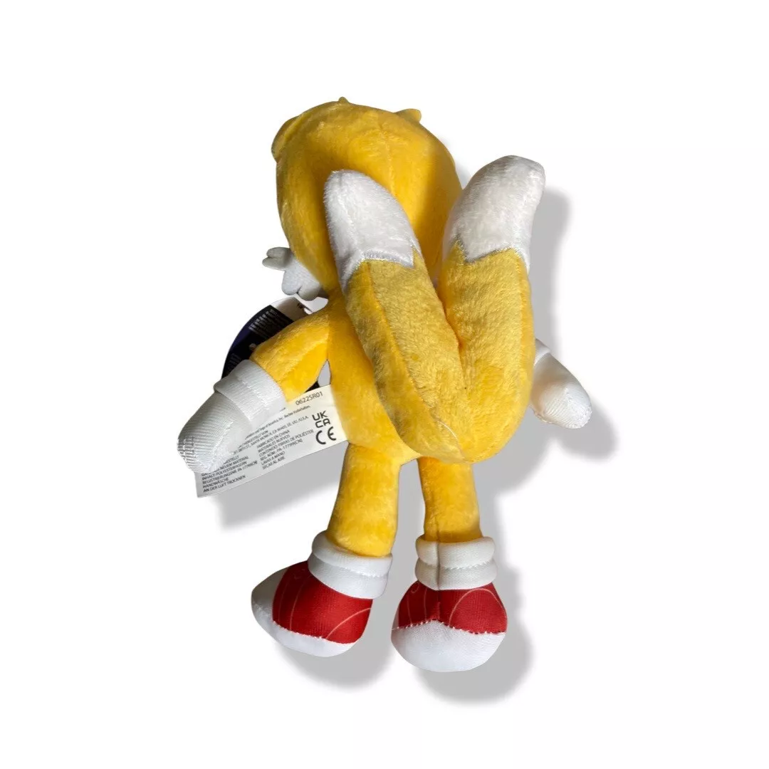  Sonic The Hedgehog 2 The Movie Plush Figure Collection Sonic  Tales Knuckles (Tails (9 inch))