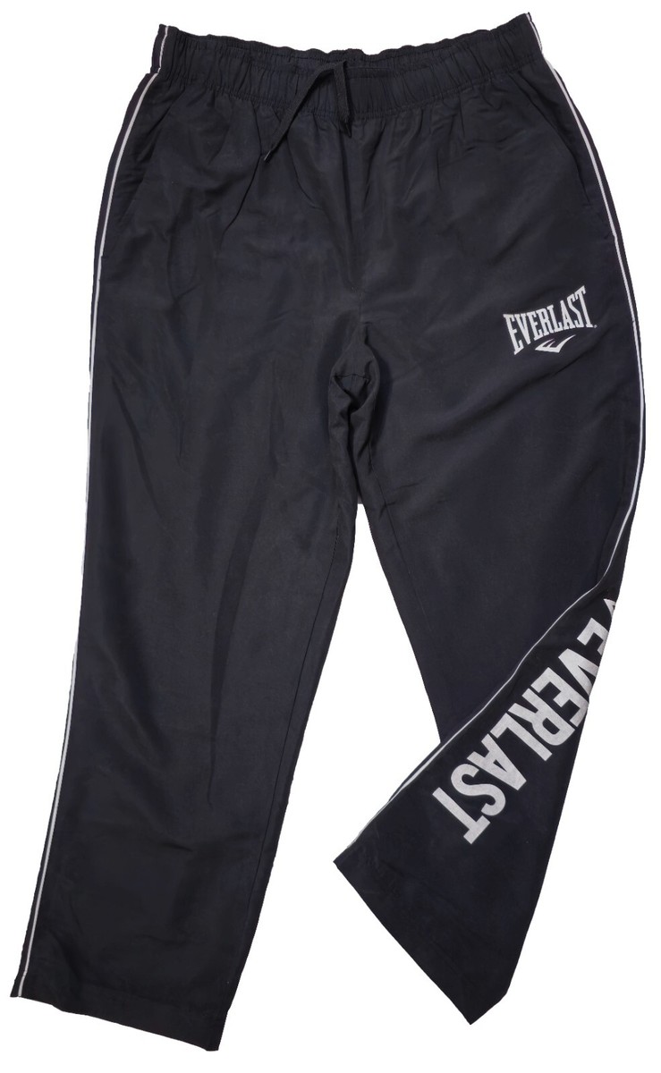 Everlast Joggers Pants Men's Black Activewear Pant Size M Waist 36