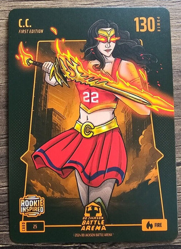 Bo Jackson Battle Arena C.C. Fire #25 - Caitlin Clark CC Rookie Inspired