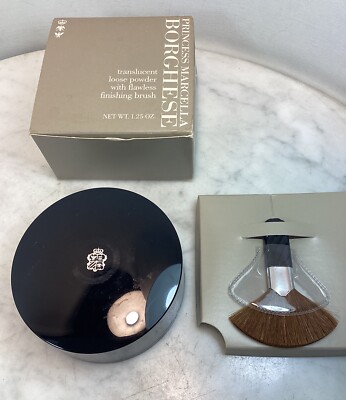Vintage PRINCESS MARCELLA BORGHESE Translucent Loose Powder With Brush