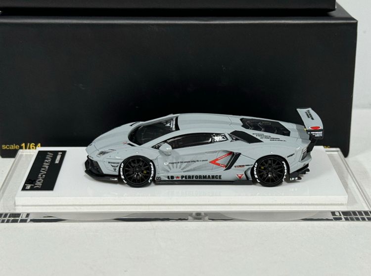 Onemodel 1/64 Scale Lamborghini LP700 Aventador Gray Color Resin