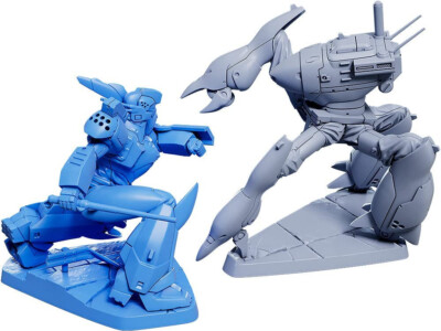 PLAMAX PATLABOR MF-72 minimum factory INGRAM & CRAB-MAN HIGH LEG