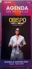 Pascal Obispo tournée 2023 flyer régional dépliant 6 pages
