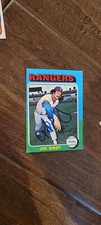 1975 TOPPS MINI SIGNED CARD JIM BIBBY RANGERS CARDINALS INDIANS PIRATES # 155