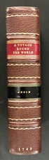 George Anson Voyage Round the World  6th 1749 Knapton NF Leather Complete