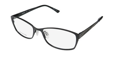 NEW ARISTAR 18425 EYEWEAR 52-17-135 WOMENS CAT EYE FULL-RIM 538 BLACK METAL &