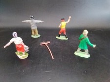 Vintage Plastic Painted Farm Figures  Rake