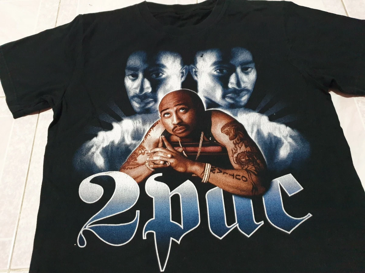 Rare Vintage Bootleg Only God Can Judge Me t shirt hip hop rap tee size M