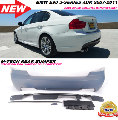 BMW E90 M Tech Style Rear Bumper Single For All 2007-2012 E90 4
