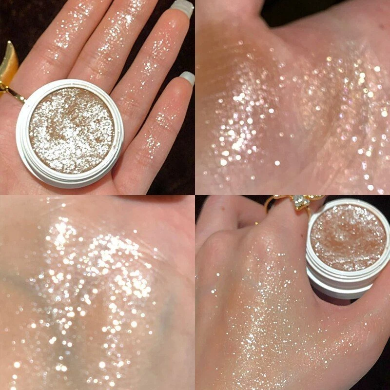 Luxury Glitter Eyeshadow Shiny Diamond Eye Shadow Highlighter Shimmer Powder