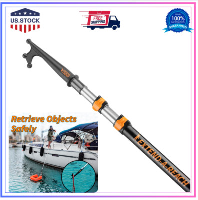 Boat Hook for Docking with Telescoping Extension Pole   Durable Floating
