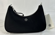 TORY BURCH Mercer Small Crescent Bag 148656 W/2 Interchangeable Straps NWT