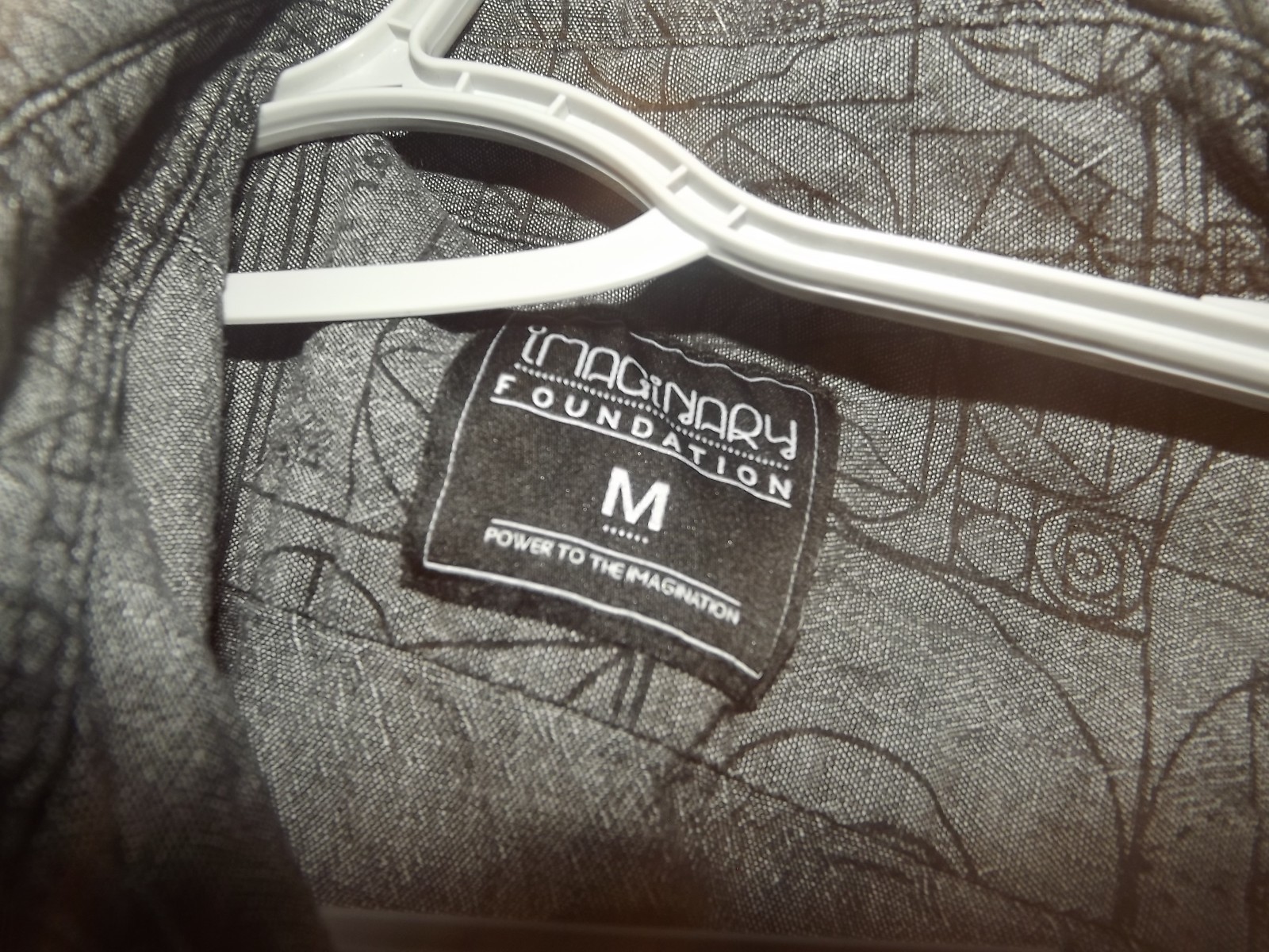 Imaginary Foundation Gray LS Button Front Shirt M… - image 3