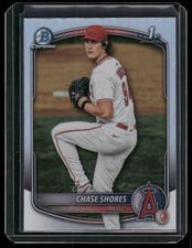 2025 Bowman Draft #BDC-142 Chase Shores Chrome Refractor 1st