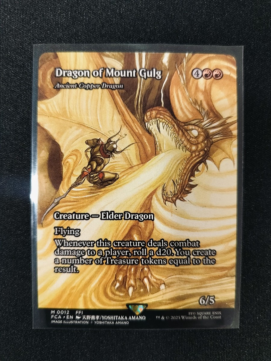 MTG Dragon of Mount Gulg Ancient Copper Dragon Showcase 0012 Final