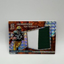 2017 Panini Spectra Immense Materials Neon Orange Jamaal Williams #23 /5