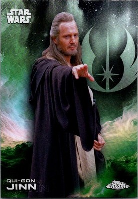 2025 Topps Chrome Star Wars #152 Qui-Gon Jinn