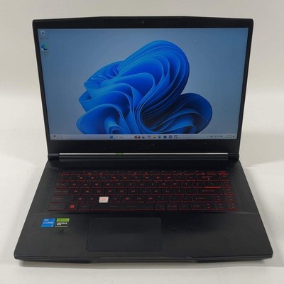 MSI Thin GF63 12UC 15.6'' i5-12450H 16GB RAM 512GB SSD GeForce RTX 3050 READ