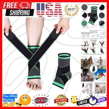 Ankle Support Brace, Adjustable Compression Ankle Support, for Men Women Achi...