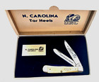 1986 4 Dot Case XX W6254 Trapper White Bone N. Carolina Tar Heels UNC Knife NIB — photo 1