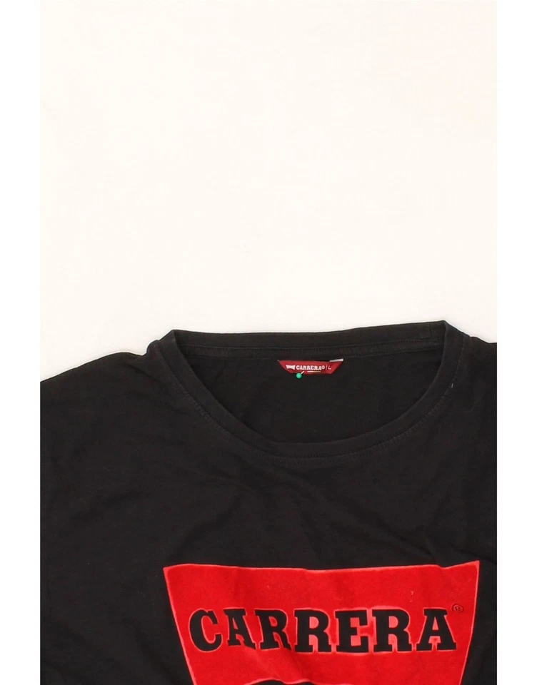 Camiseta Top CARRERA Para Hombre Gráfica Grande Algodón Negro AN01 Foto 3 de 3