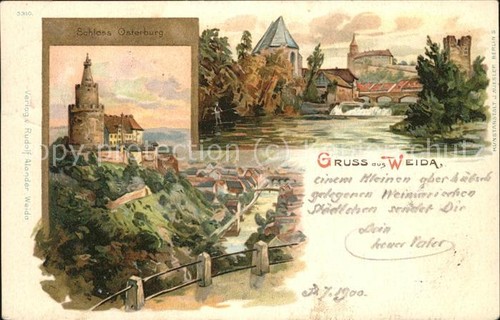 Weida Thueringen zamek wielkanocny - Zdjęcie 1 z 2