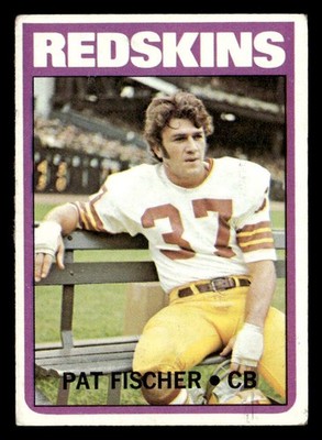 Pat Fischer 1972 Topps Card #217 Washington Redskins VG-EX (No Creases)