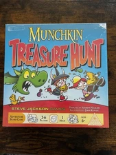 Munchkin Treasure Hunt Steve Jackson Board Game Sealed 1st Edition 2nd Printing
