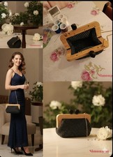 Clutch Simonami Crochet Fatta a Mano - Borsa Sera + SPEDIZIONE GRATUITA INCLUSA