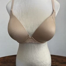 Maidenform Love the Lift Natural Boost Demi T-Shirt Underwire Beige 36D Bra
