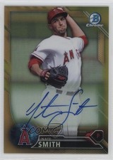 2016 Bowman Chrome Prospect Gold Refractor 42/50 Nate Smith #CPA-NS Auto 0g4
