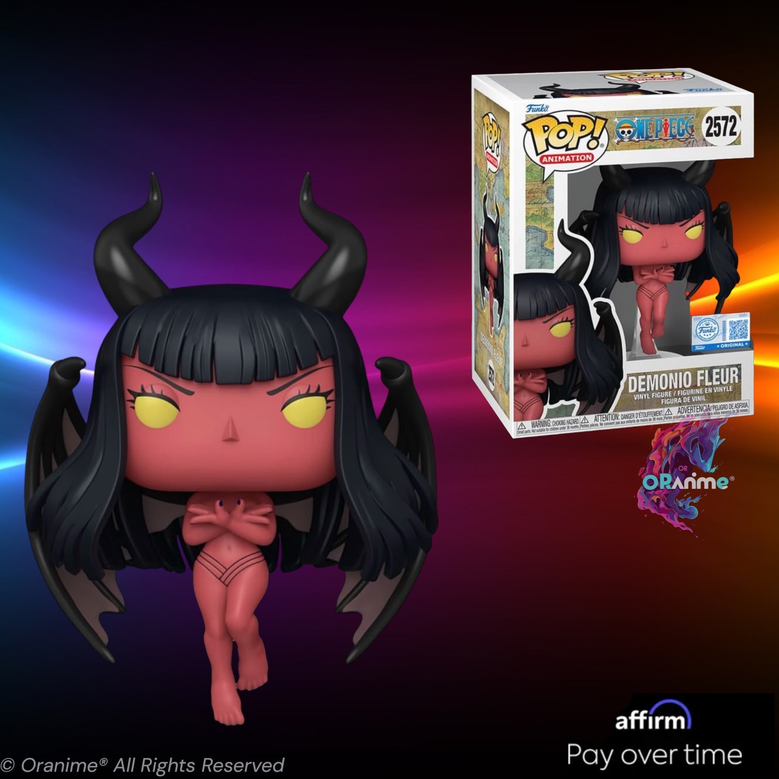 Funko Pop! One Piece Nico Robin: Demonio Fleur #2572 EE Exclusivo *PEDIDO ANTICIPADO* 26 DE NOVIEMBRE