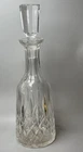 Vintage Waterford Crystal Lismore Tall Heavy Decanter With Cut Stopper 13.5"