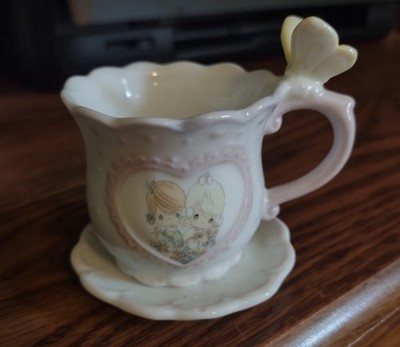 1994 Precious Moments Mini Teacup Figurine - To My Forever Friend